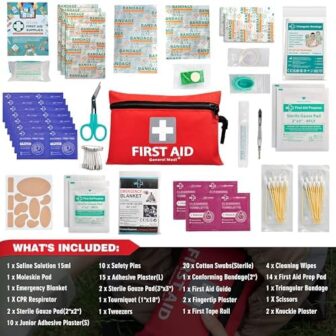 General Medi Mini First Aid Kit, 92 Pieces Small F... - Image 3
