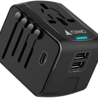 AUNNO Universal Travel Adapter, International Trav... - Image 2