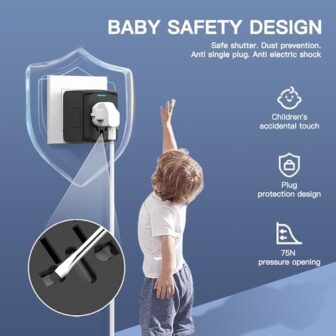 AUNNO Universal Travel Adapter, International Trav... - Image 7