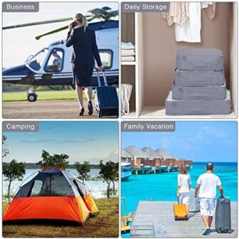 Travel Packing Cubes, Toifucos Multifunction 8pcs/... - Image 6