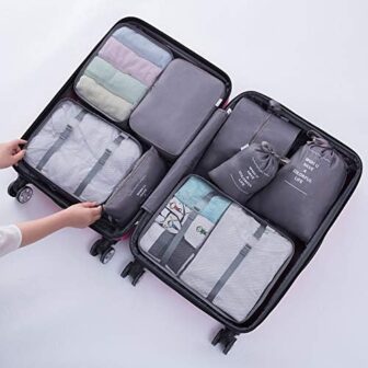 Travel Packing Cubes, Toifucos Multifunction 8pcs/... - Image 3