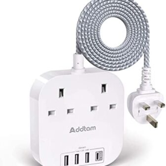 Extension Lead, Power Strips with 2 Way Outlets 4 ... - Image 2