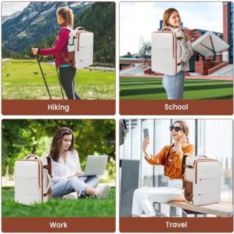 Travel Backpack, Light - Waterproof - USB Port, Qu... - Image 9