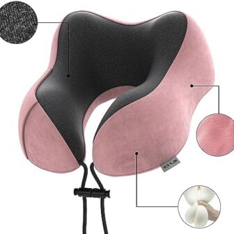 Travel Pillow Memory Foam Neck Pillow Lightweight ... - Image 6