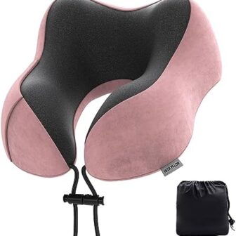 Travel Pillow Memory Foam Neck Pillow Lightweight ... - Image 2