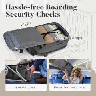 for Ryanair Cabin Bags 40x20x25 Underseat Carry-on... - Image 4