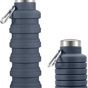 Collapsible Water Bottle Silicone Travel Essential... - Image 2