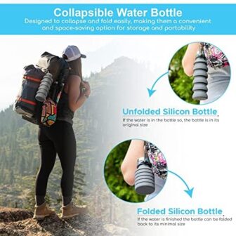Collapsible Water Bottle Silicone Travel Essential... - Image 8