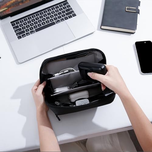 Fangxuee Waterproof Tech Pouch Multi-Layer Organiz... - Image 5