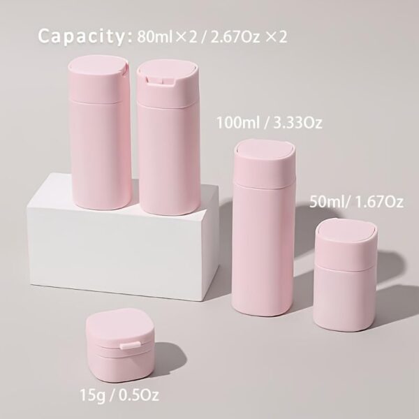 FANPOI 5pcs Cream Dispenser Bottles Set - TSA Appr... - Image 3