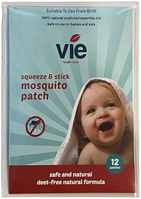 VIE Squeeze & Stick Mosquito Patches | DEET-Free, ... - Image 2