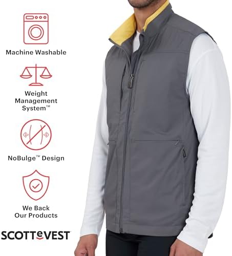 SCOTTeVEST Men's Best Travel Vest Modern (pack of ... - Image 3