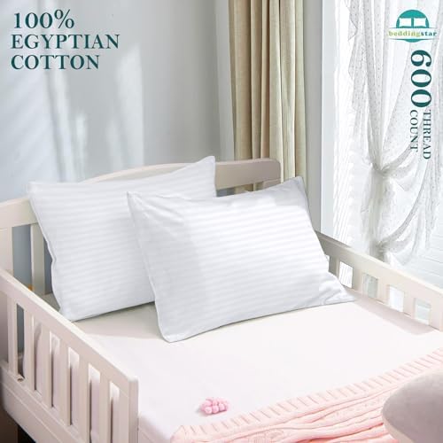 Travel Pillow Case 12x16 Size Egyptian Cotton Set ... - Image 3