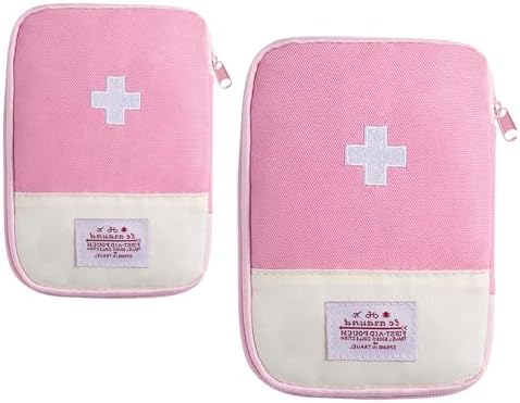 YqsIbth Travel Mini First Aid Pouch, 2 Pack Medici... - Image 2
