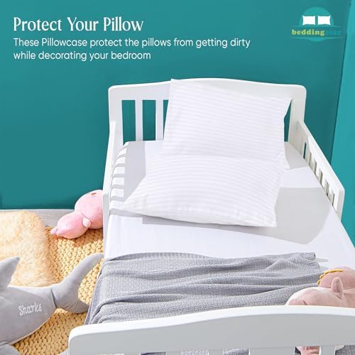 Travel Pillow Case 12x16 Size Egyptian Cotton Set ... - Image 7