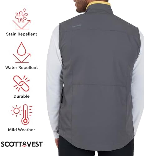 SCOTTeVEST Men's Best Travel Vest Modern (pack of ... - Image 4