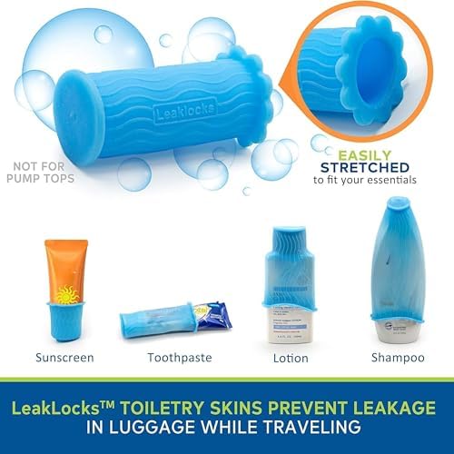 LeakLocks® Toiletry Skins Elastic Sleeve for Leak... - Image 3