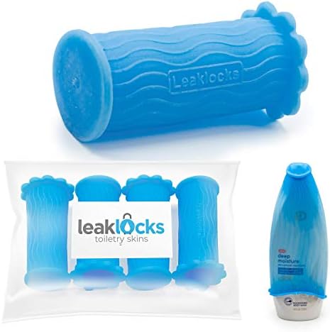 LeakLocks® Toiletry Skins Elastic Sleeve for Leak... - Image 2