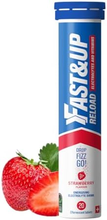 Fast&Up Reload Electrolyte Tablets, Strawberry Fla... - Image 2