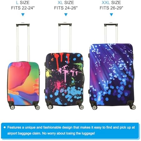 PATIKIL Luggage Covers, Fits 26-29 Inch Washable S... - Image 5