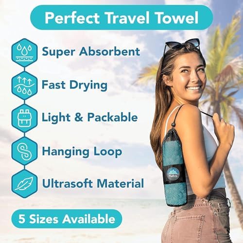 Youphoria Outdoors Microfiber Camping Towel Fast D... - Image 3