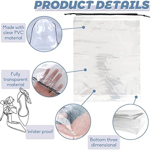 Shoe Bags, Transparent, 50, Travel Accessory - Image 4