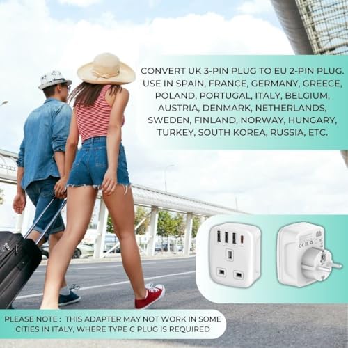 Double Dragon 20W Fast Charging 5-in-1 UK to EU Tr... - Image 8