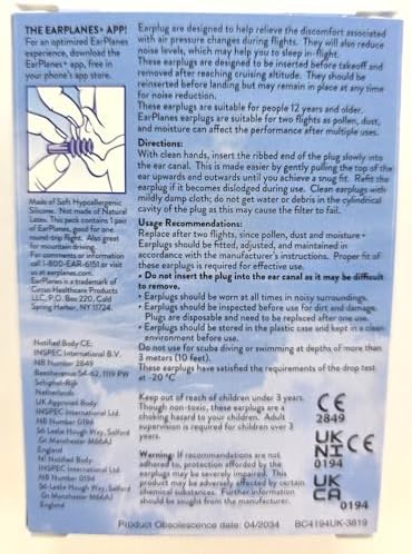 EarPlanes Original Earplugs for Adults, Pressure F... - Image 4