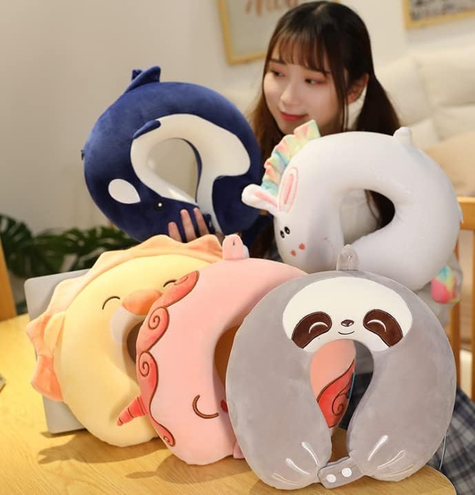 Kids Travel Pillow, Animal Neck Support U Shaped C... - Image 6