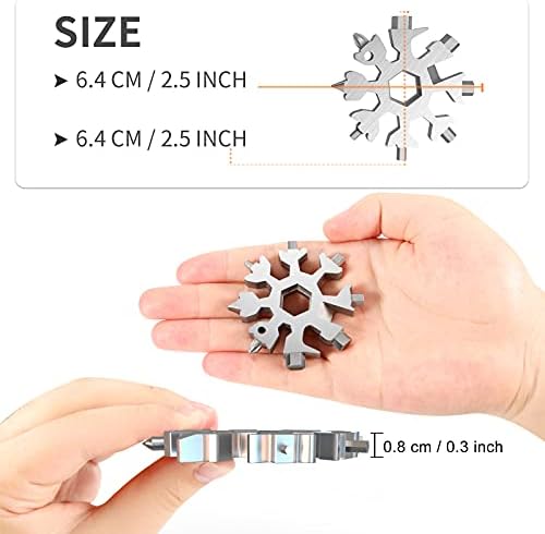Aitsite 18 in 1 Snowflake Multi Tool Portable Stai... - Image 4