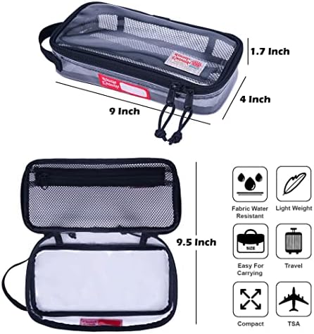 Rough Enough Clear Travel Toiletry Wash Bag Men Wo... - Image 4