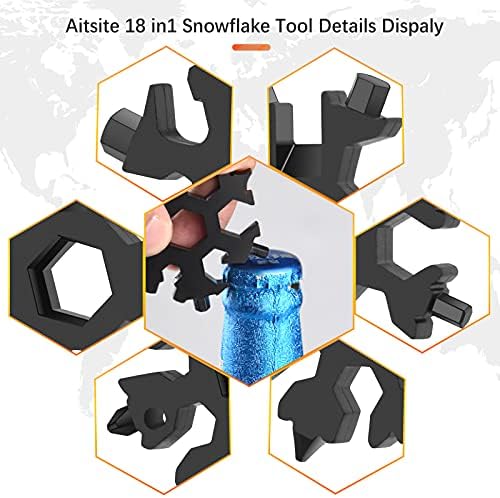 Aitsite 18 in 1 Snowflake Multi Tool Portable Stai... - Image 3