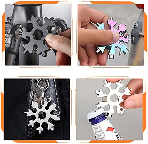 Aitsite 18 in 1 Snowflake Multi Tool Portable Stai... - Image 6